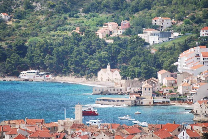 The harbour at Komiza
